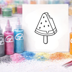 Greeny Art – Feuille Glace Pastèque (à l’unité)