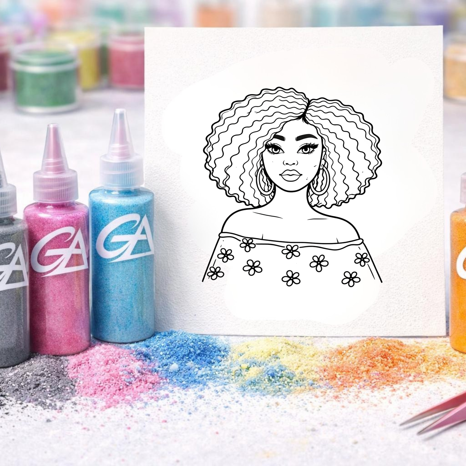 36 Greeny Art – Feuille Curly (à l’unité)