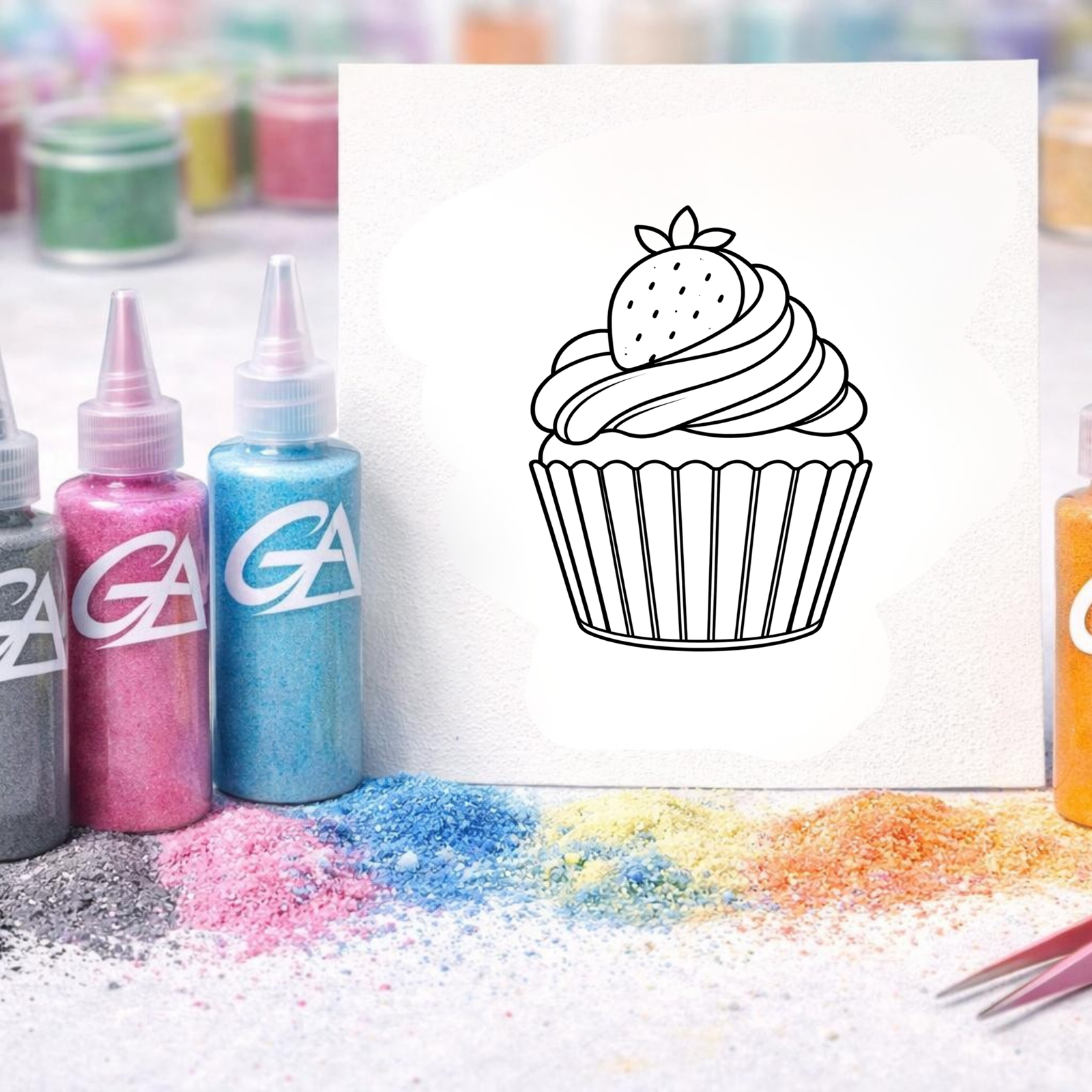 37 Greeny Art – Feuille Cup Cake (à l’unité)