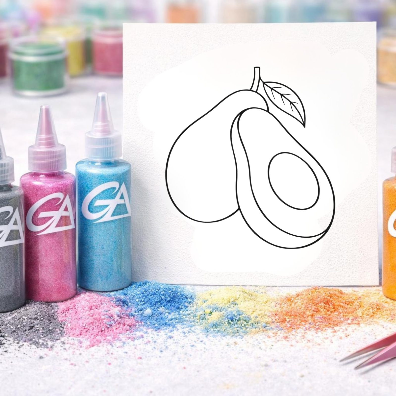 Produits Greeny Art (12) Greeny Art – Feuille Avocat (à l’unité)