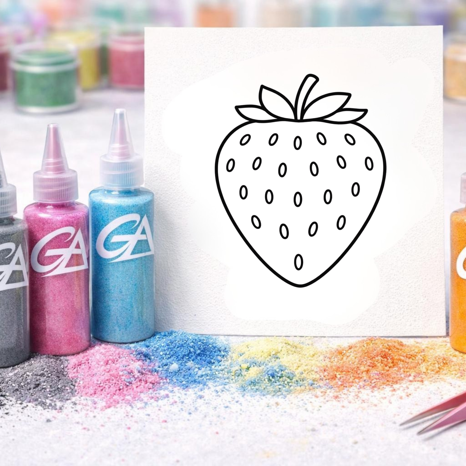 Produits Greeny Art (7) Greeny Art – Feuille Fraise (à l’unité)